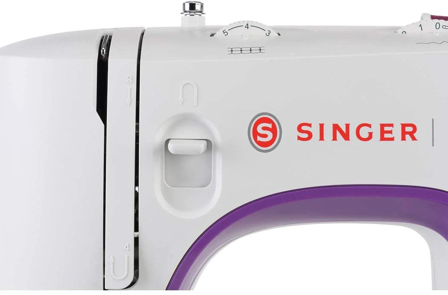 Singer M3505 Professional Sewing Machine - 34 Functions, Automatic Stapler, Creative Sewing for All Fabrics, Electric, Portable, Easy Stitching for Beginners - Black
