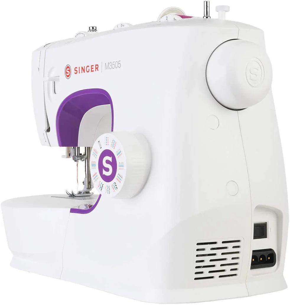 Singer M3505 Professional Sewing Machine - 34 Functions, Automatic Stapler, Creative Sewing for All Fabrics, Electric, Portable, Easy Stitching for Beginners - Black