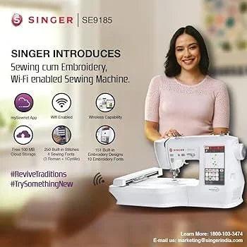 Singer SE9185 Sewing And Embroidery Machine - Bazar91