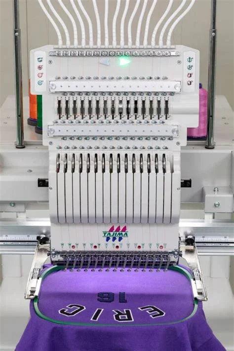 Tajima TMEZ-SC Multi Needle Single Head Embroidery Machine - Bazar91