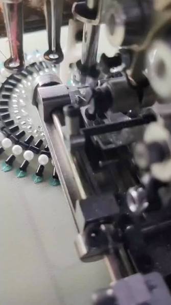 Twin Sequin Plus Triple Beads Device for Industrial Embroidery Machine