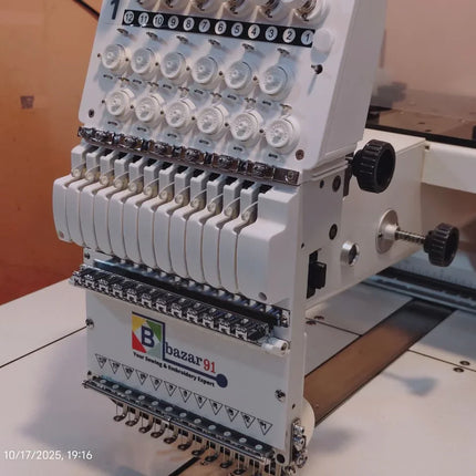 Bazar91 2032 Single Head 12 Needle Computerized Embroidery Machine 500 mm/800 mm - Bazar91