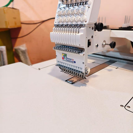Bazar91 2032 Single Head 12 Needle Computerized Embroidery Machine 500 mm/800 mm - Bazar91