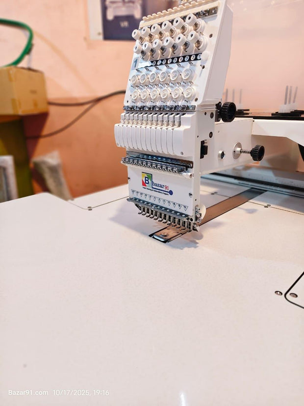 Bazar91 2032 Single Head 12 Needle Computerized Embroidery Machine 500 mm/800 mm - Bazar91