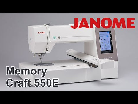 Usha Janome Memory Craft 550E Embroidery Machine with 9x14 Inch Frame Area  usha Bazar91.