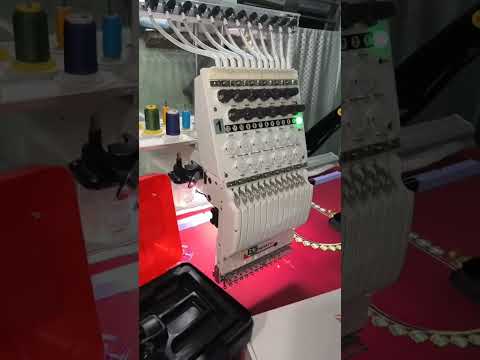 Bazar91 2048 Embroidery Machine - 12 Needle Computerized Head for Precision Embroidery  Bazar91 Bazar91.