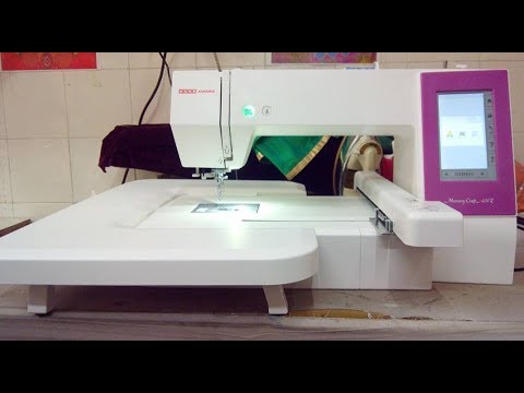 Usha Janome 450E Embroidery Machine with Digitizer Jr  usha Bazar91.