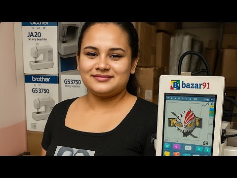 Bazar91 2032 Single Head 12 Needle Computerized Embroidery Machine 500 mm/800 mm  Bazar91 Bazar91.