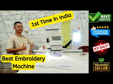 Bazar91 2048 Embroidery Machine - 12 Needle Computerized Head for Precision Embroidery  Bazar91 Bazar91.