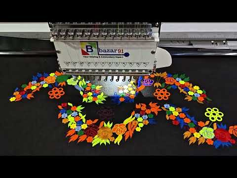 Bazar91 2032 Single Head 12 Needle Computerized Embroidery Machine 500 mm/800 mm  Bazar91 Bazar91.