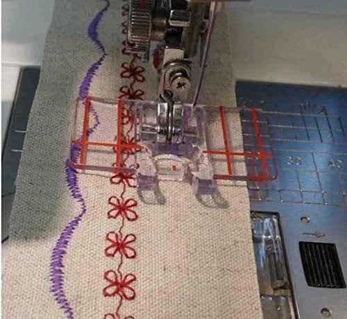 sewing machine accessories transparent parallel sewing presser Foot For Janome brother juki singer and so on