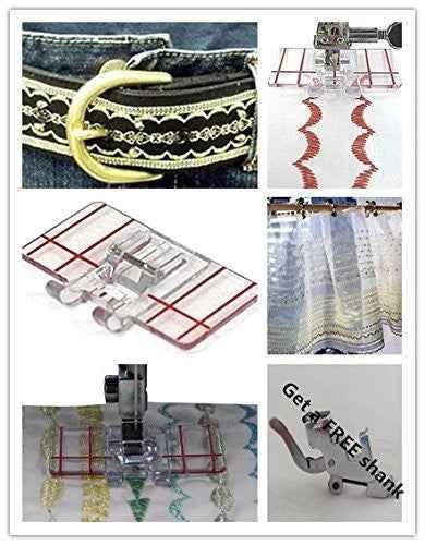 sewing machine accessories transparent parallel sewing presser Foot For Janome brother juki singer and so on